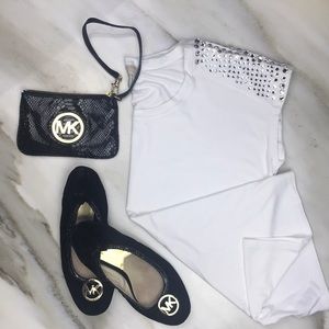 Micheal Kors Rhinestone Shirt